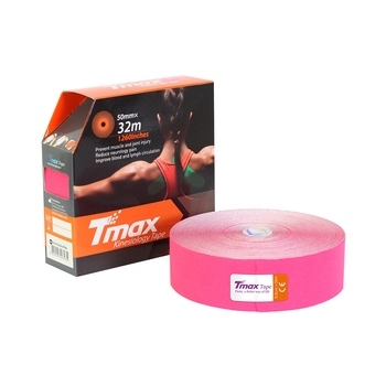 Кинезиологический тейп TMax 32m Extra Sticky Black 5 см x 32 м (розовый)