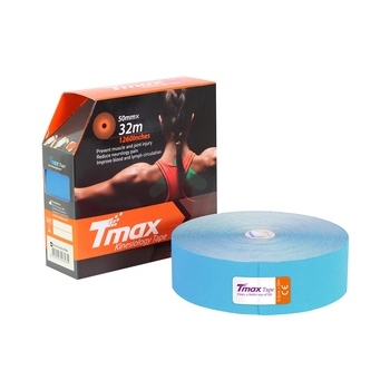 Кинезиологический тейп TMax 32m Extra Sticky Black 5 см x 32 м (голубой)