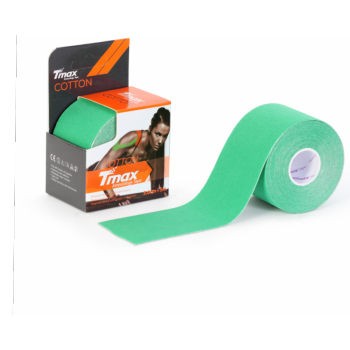 Кинезиологический тейп ТMax Cotton 5 cm*5m (зеленый)