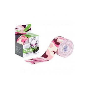 Кинезиологический тейп ТMax Cotton 5 cm*5m (military pink)